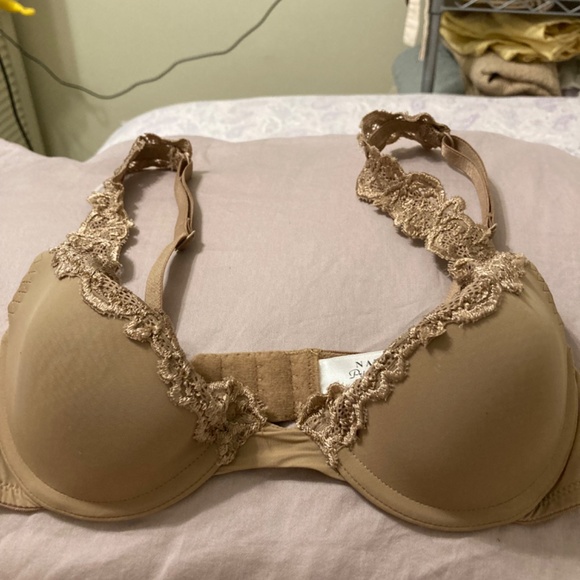 New without tags, natori private luxuries 32 a lined Demi bra - Picture 2 of 5